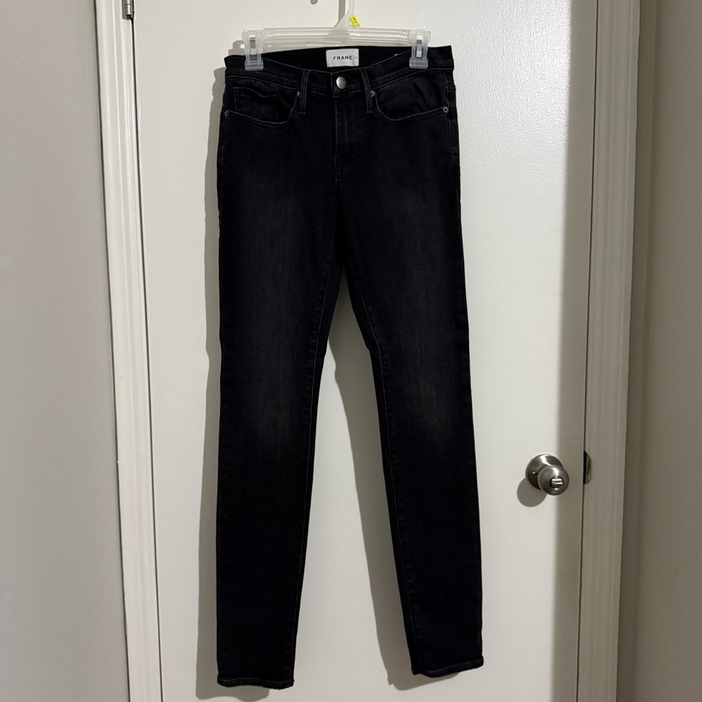 Frame L’Homme Skinny Noir Jeans 29